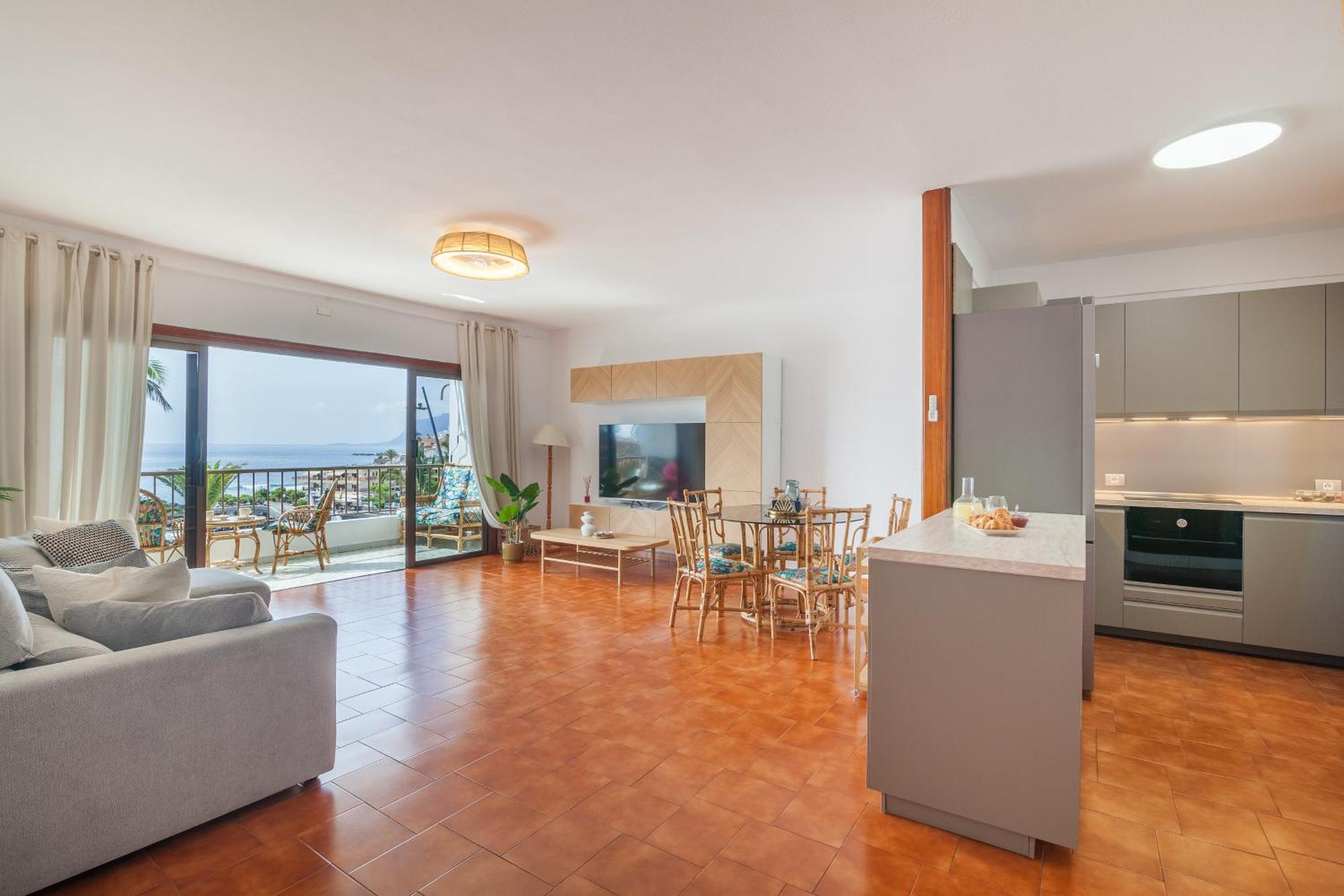 Casa De Franco - Ocean View, Terrace, Balcony, 50M From Playa La Arena, Fibre Net Apartment Пуерто де Сантяго Екстериор снимка