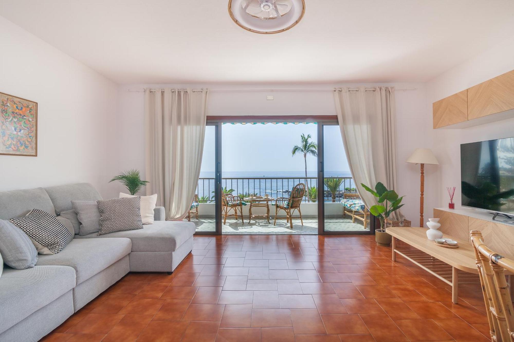 Casa De Franco - Ocean View, Terrace, Balcony, 50M From Playa La Arena, Fibre Net Apartment Пуерто де Сантяго Екстериор снимка