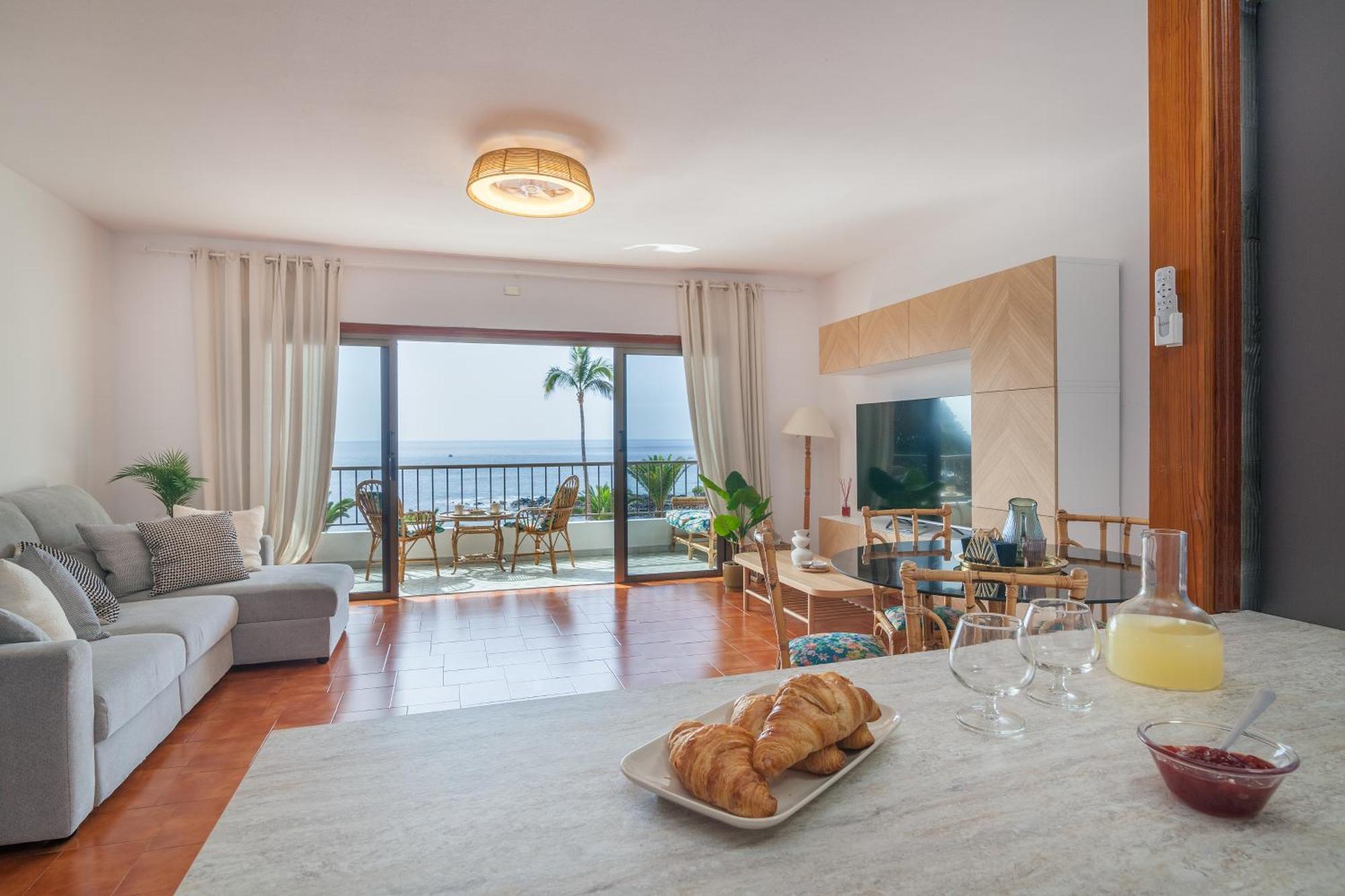Casa De Franco - Ocean View, Terrace, Balcony, 50M From Playa La Arena, Fibre Net Apartment Пуерто де Сантяго Екстериор снимка